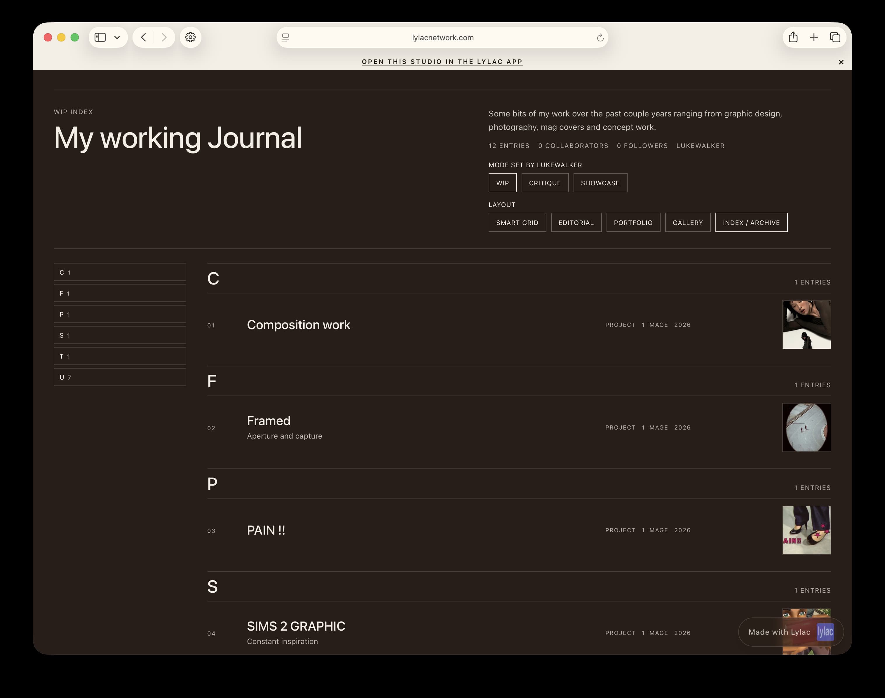 Index web studio layout preview 2