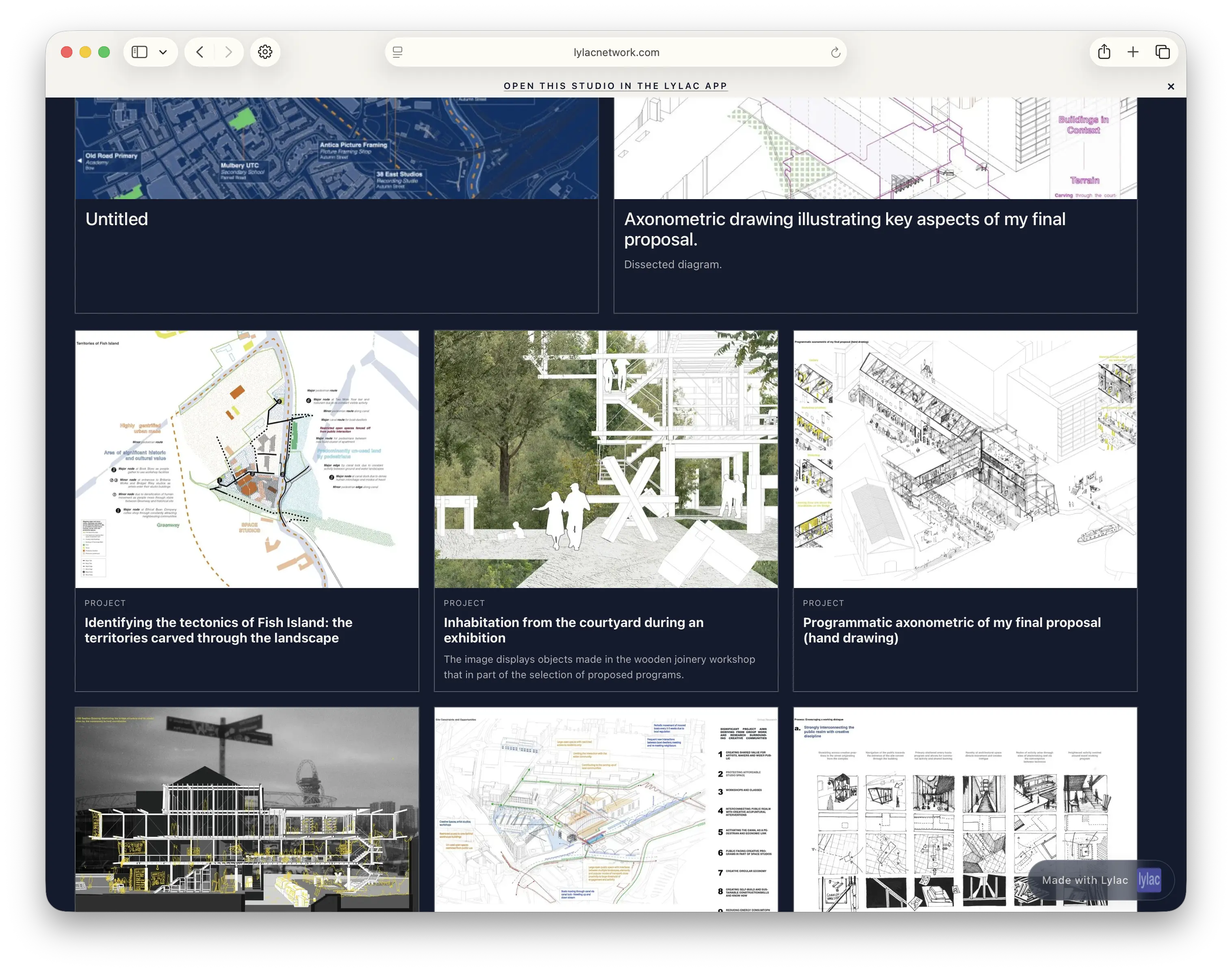 Portfolio web studio layout preview 3