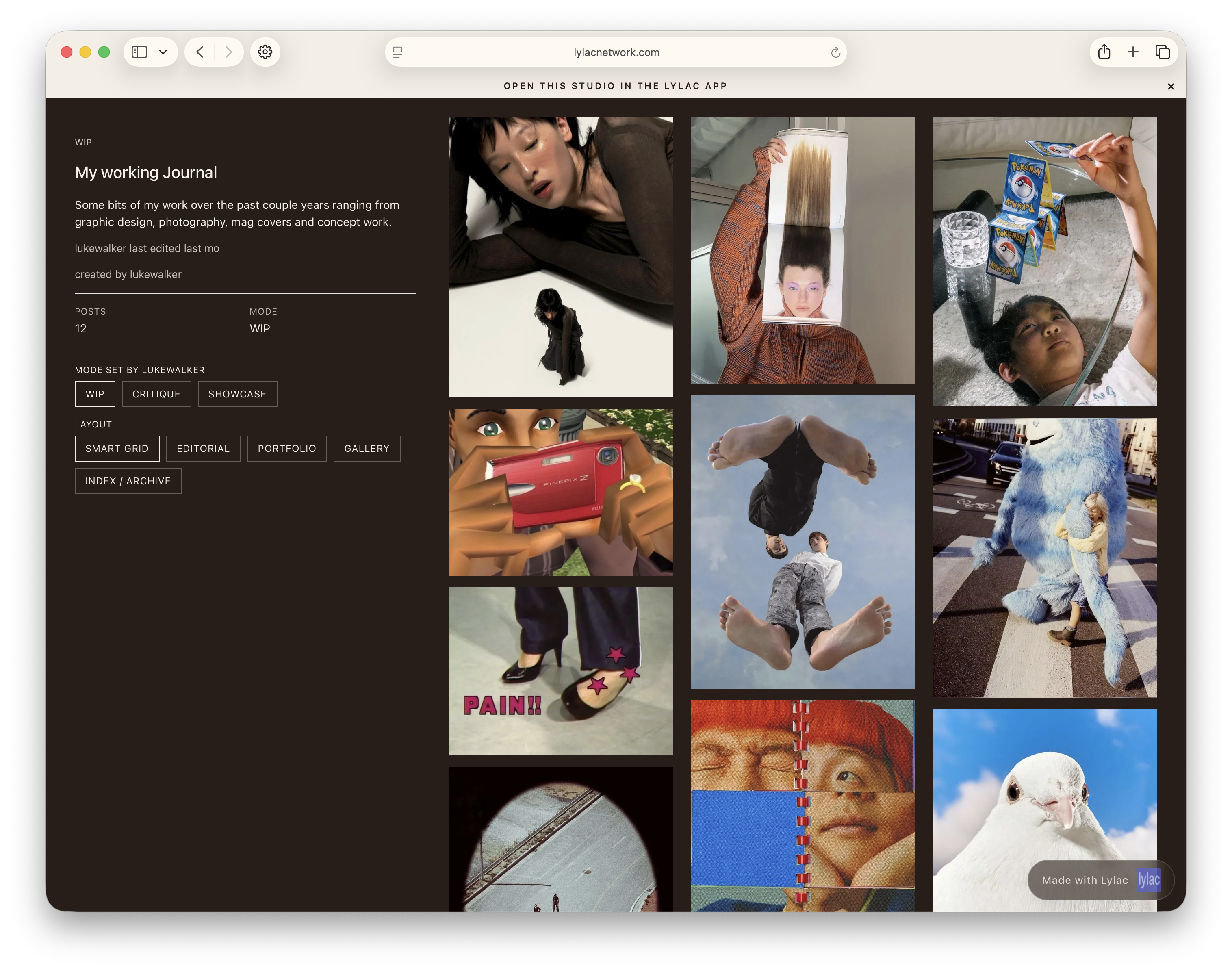 Smart Grid web studio layout preview 1